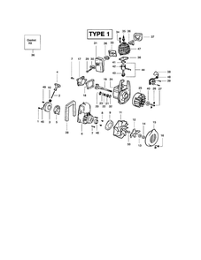 Part Location Diagram of 530016203 Weed Eater Leaf blower bolt